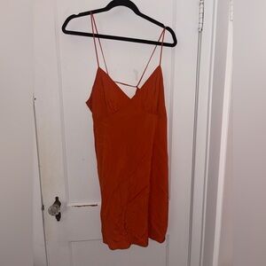 Madewell Orange Mini Dress